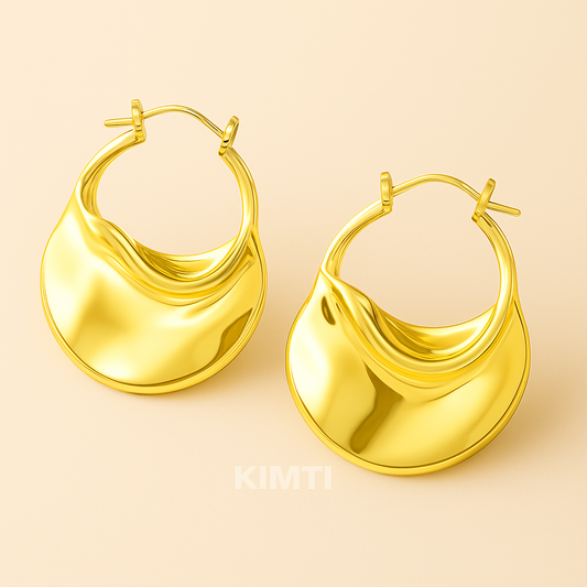 Elysian Glow Hoop Earrings