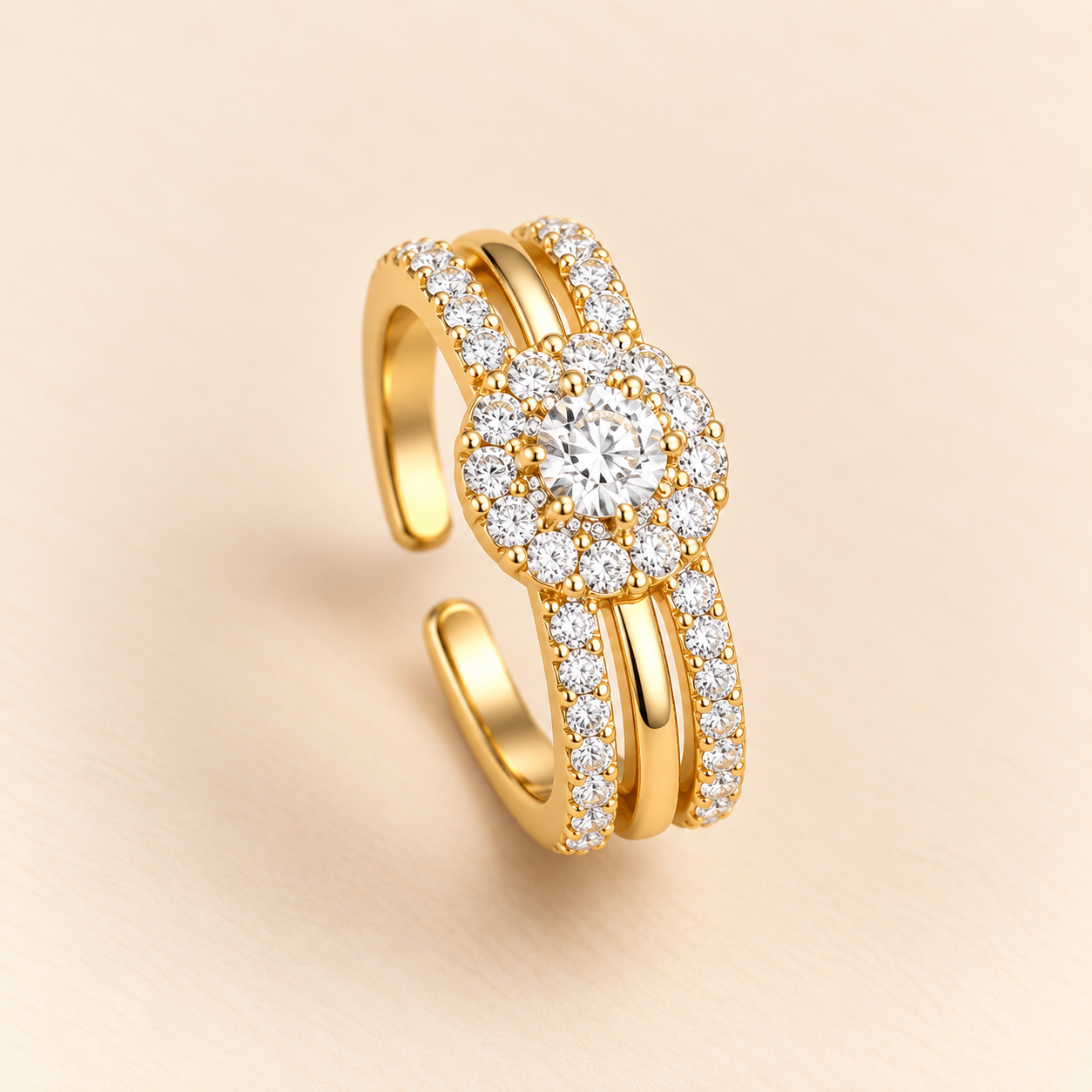 Seraphina  Bloom Adjustable Ring