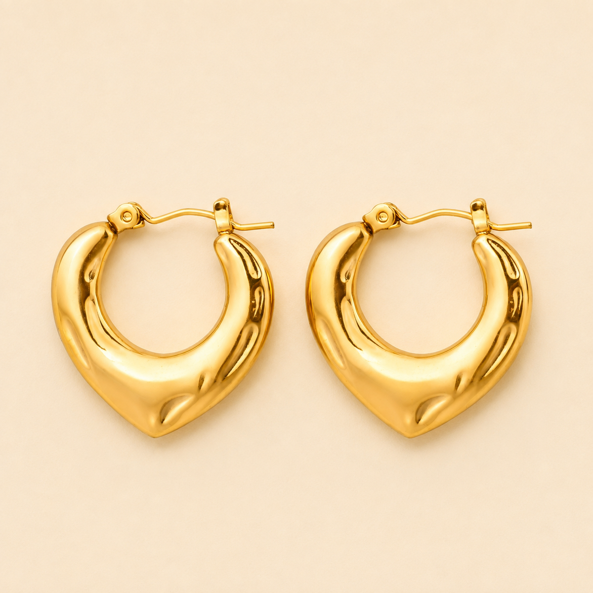 18k Gold plated Sunrise Hoops earring