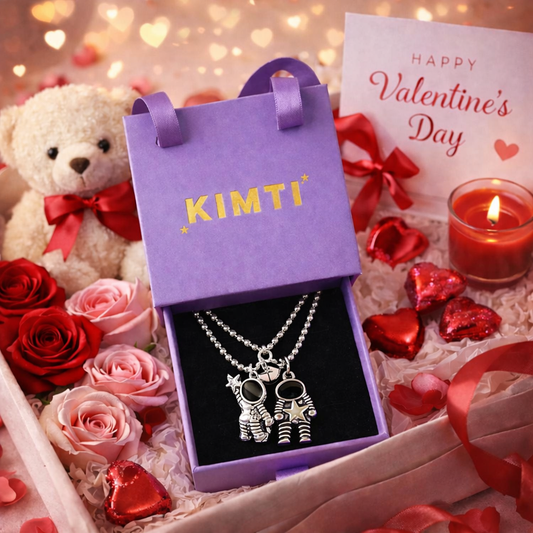 Astronaut Couple Matching Necklace