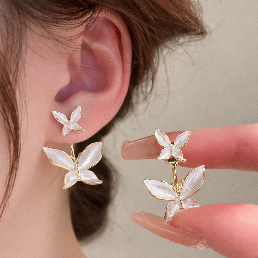 Artificial Stones Studded Drop Earrings