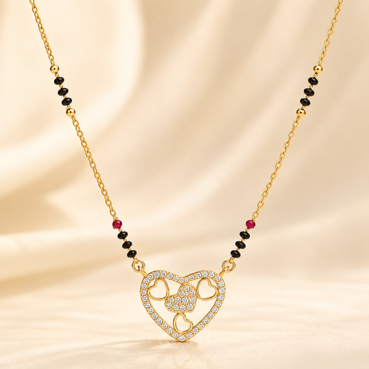 Aurelia Hearts Mangalsutra