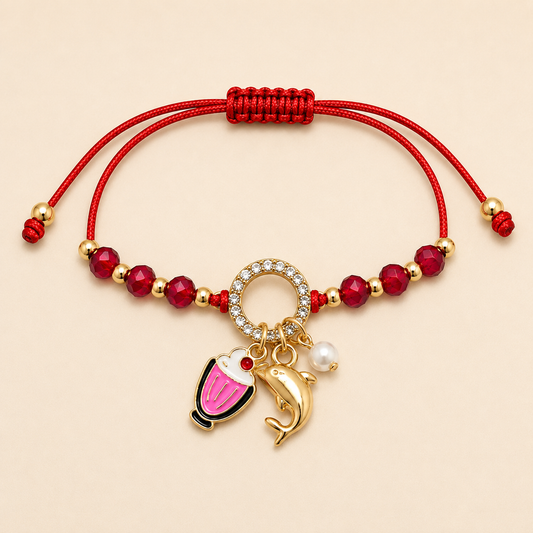 Crimson Wishes Bracelet