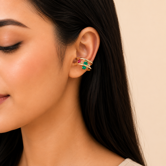 Aurora Rainbow Ear Cuff