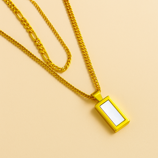 Anti Tarnish White Purity Necklace