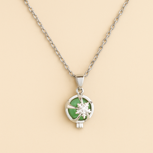 Anti Tarnish Inter Changeable Heart Gold Necklace