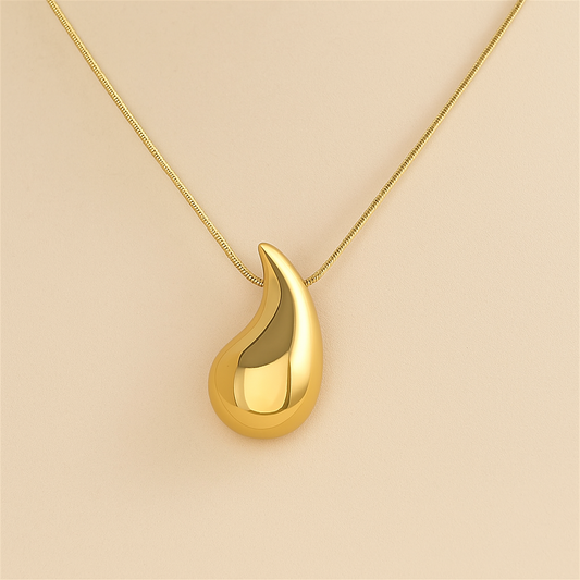 Golden Teardrop Necklace