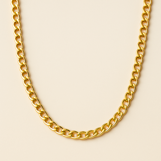 18K Gold Plated Anti Tarnish Chain Necklace