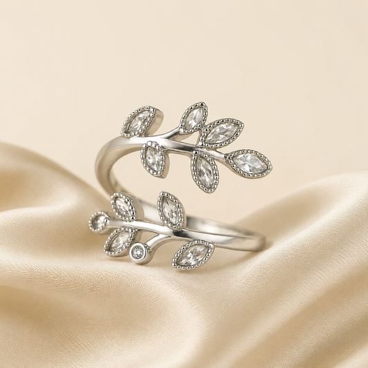 Silver Vine Ring
