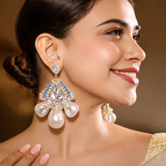Pearl Garden Elegance Turkish Earring