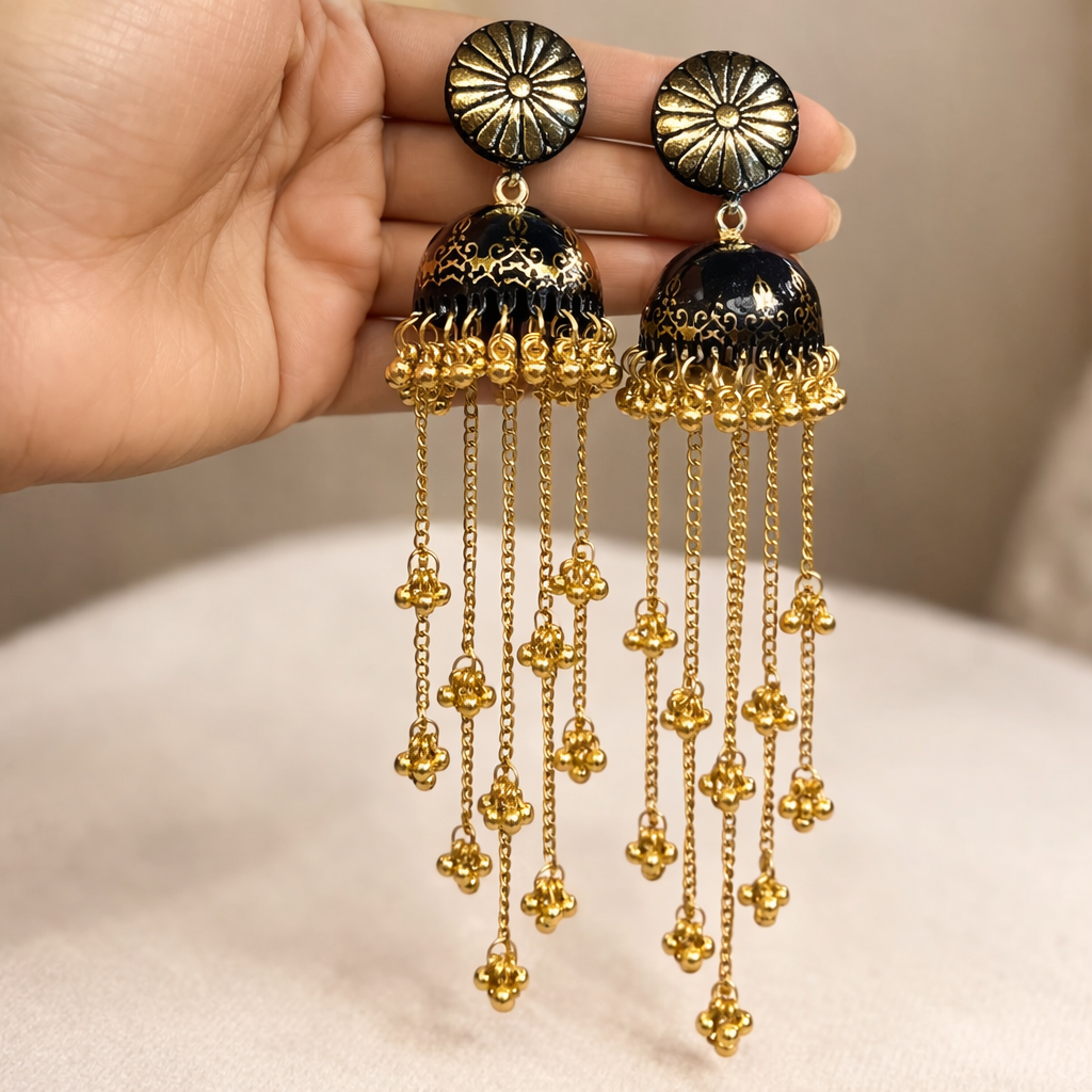 Shahi Swarn Lahari Kashmiri Earring