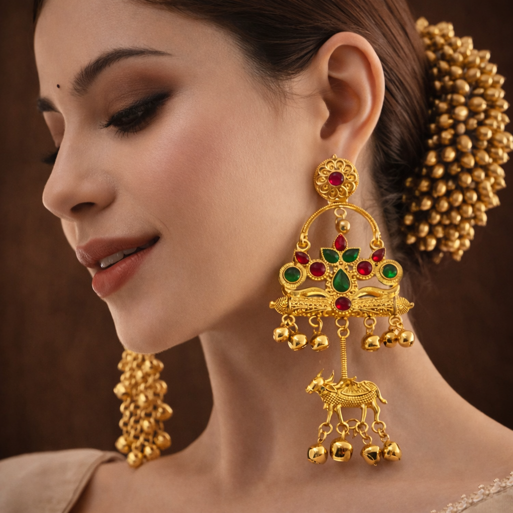 Rajsi Chandrika Kashmiri Earring
