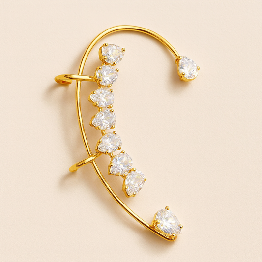 Golden Tone Ear Cuff Earring