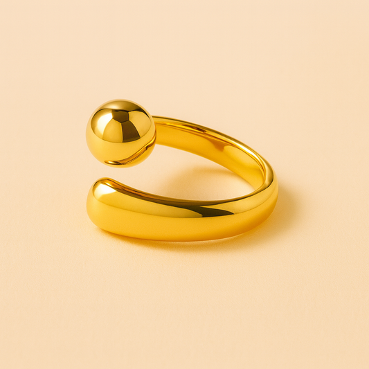 18k Gold Plated Amarillo Ring