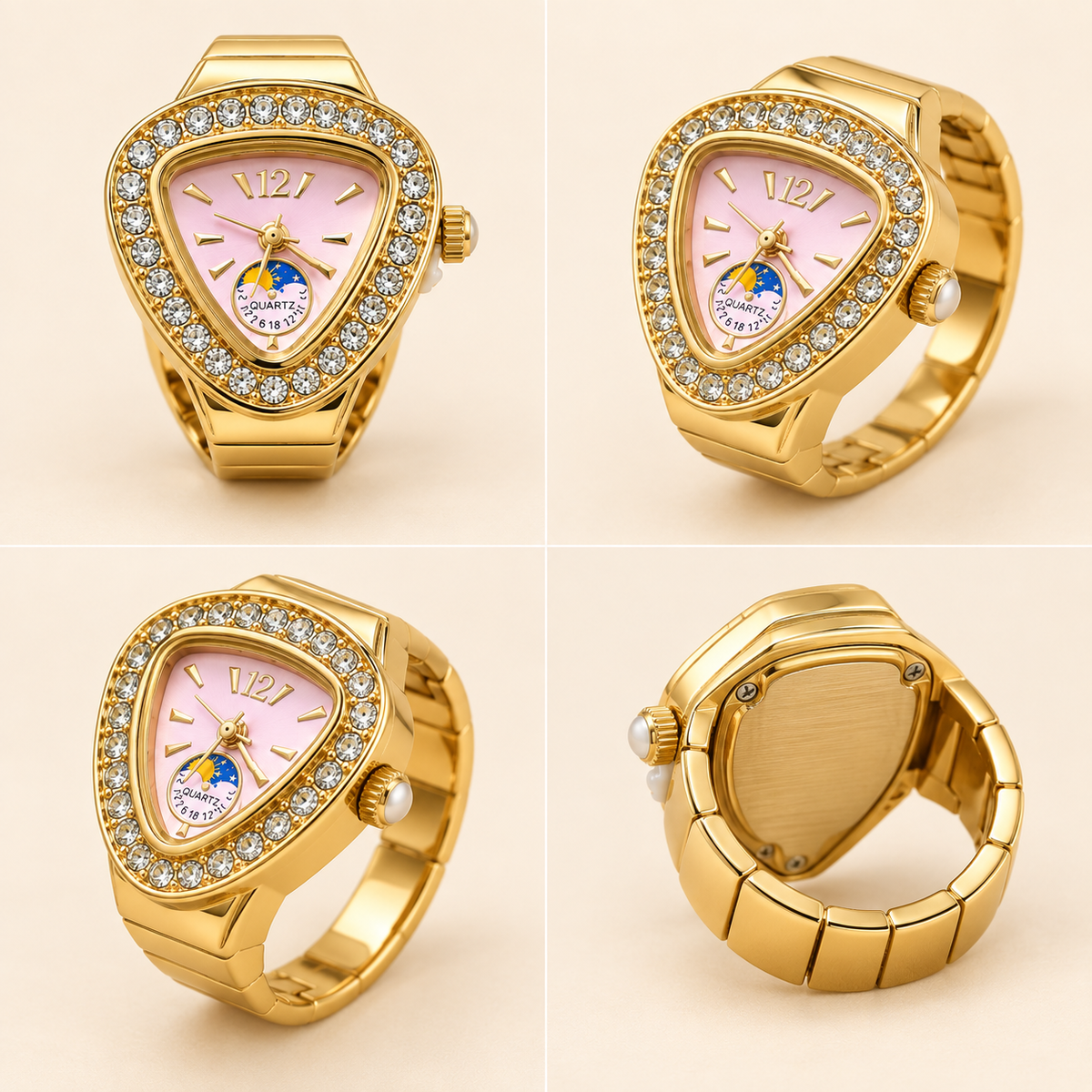 Blush Time Anti Tarnish Watch Ring