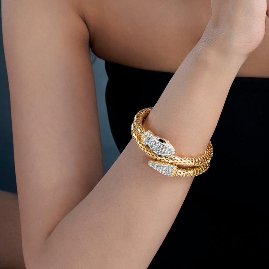 Snake 18K Gold Plated Bracelet