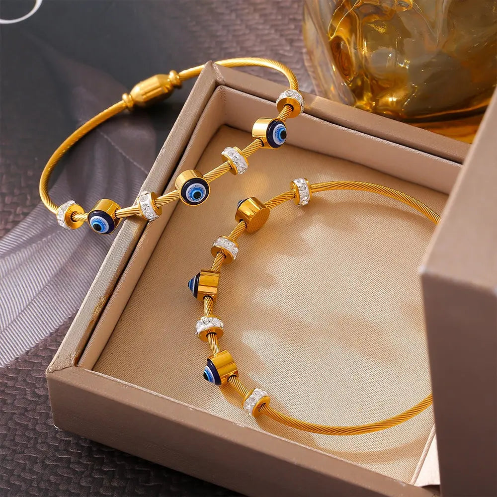 Evil Eye Anti Tarnish Bracelet