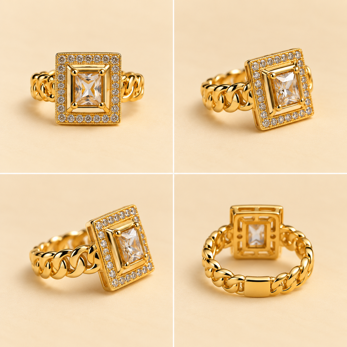 Regal Geometry Ring