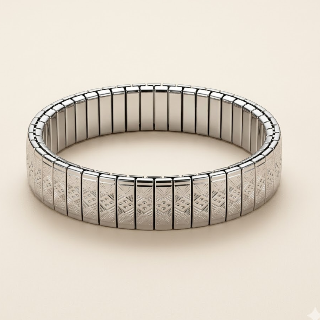 Men - Titan Flex Silver Bracelet