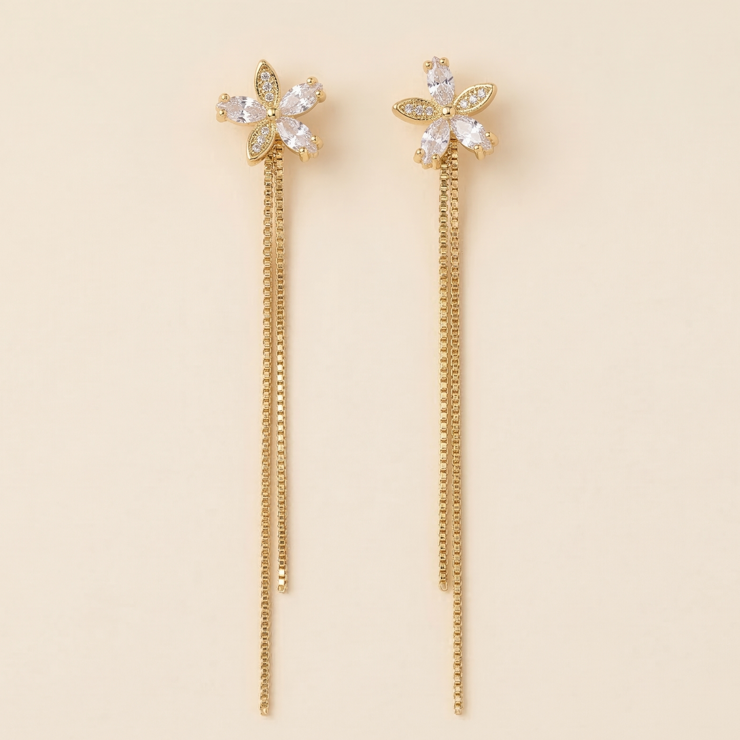 Aurora Flower Drop Earrings
