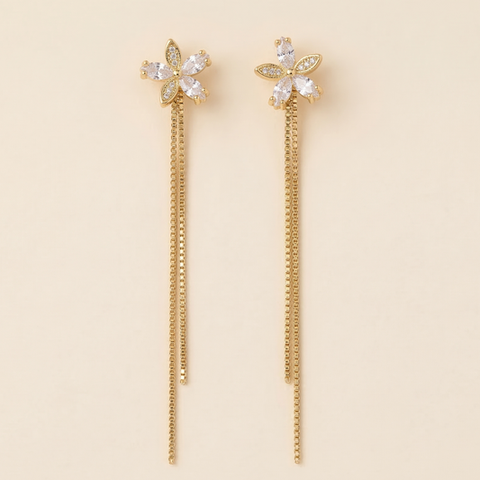 Aurora Flower Drop Earrings