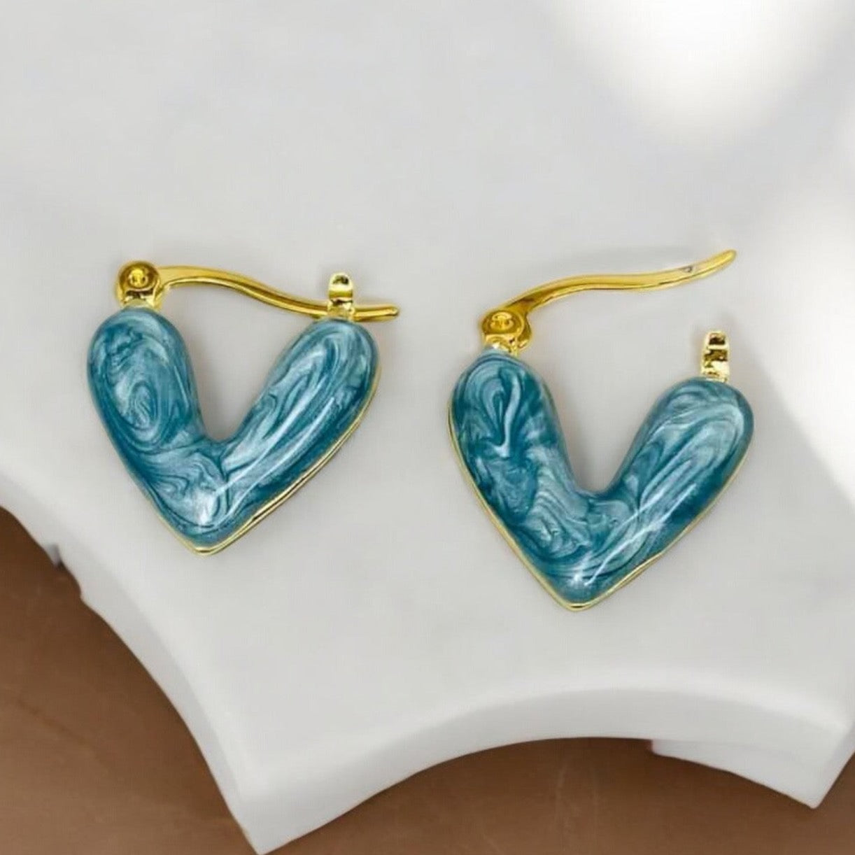 In the Mood for Love Blue Earring