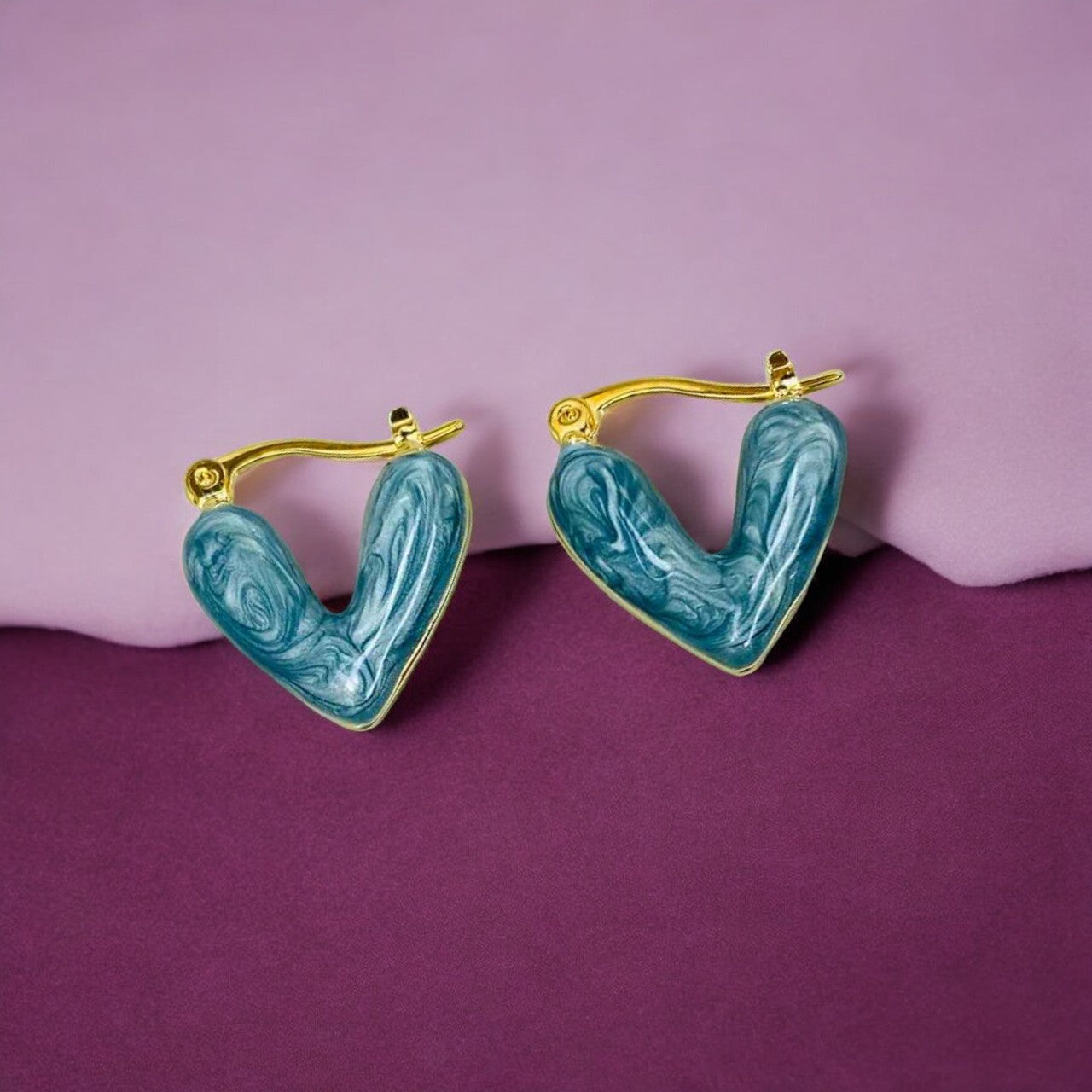 In the Mood for Love Blue Earring