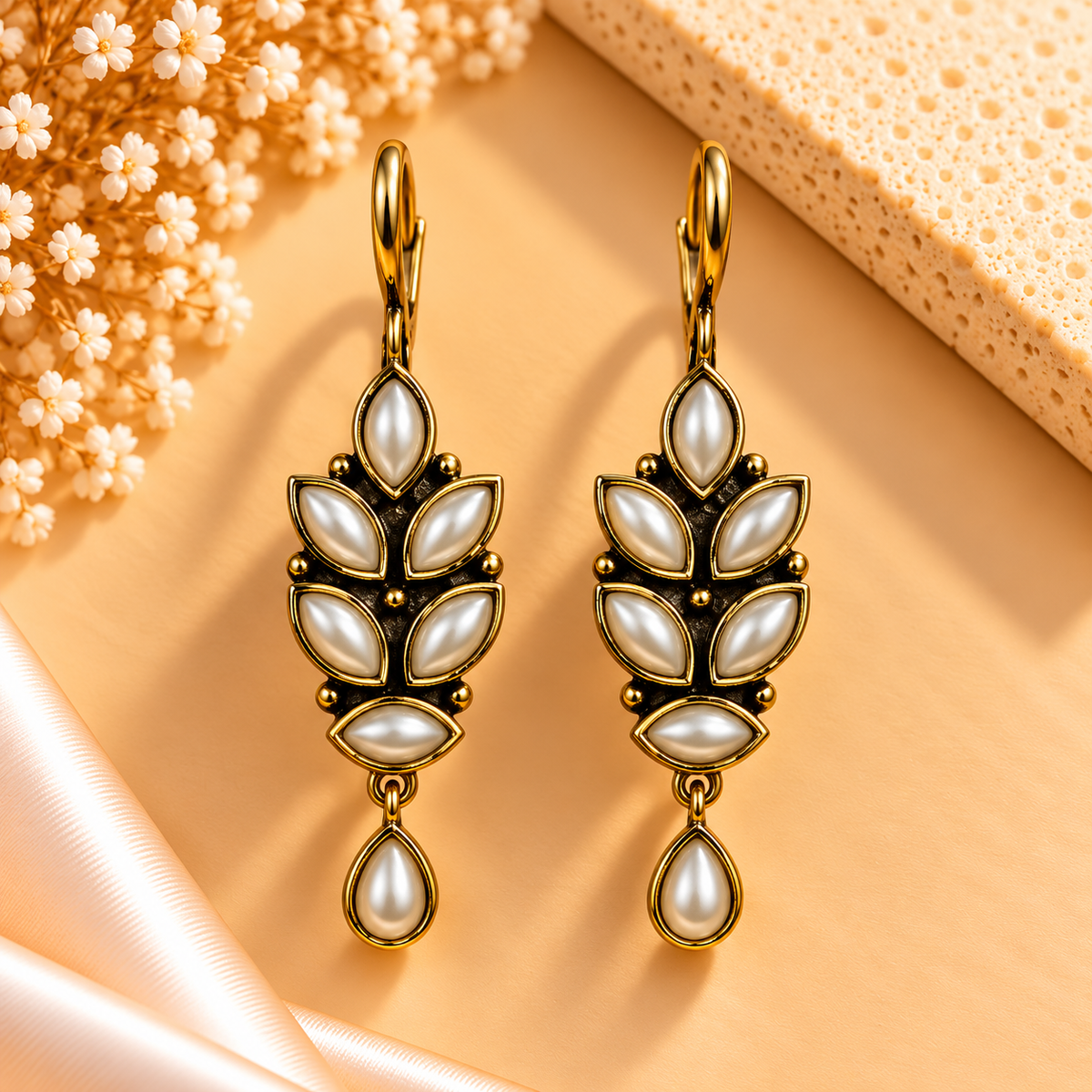 Pearl Beads Regular Earring