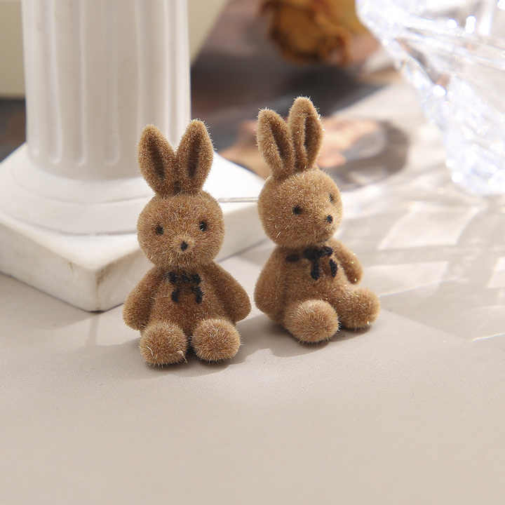 Playful Bunny Stud Earrings
