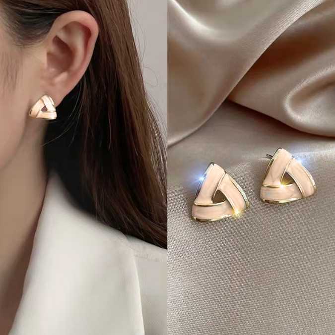 The Catcher White Stud Earring