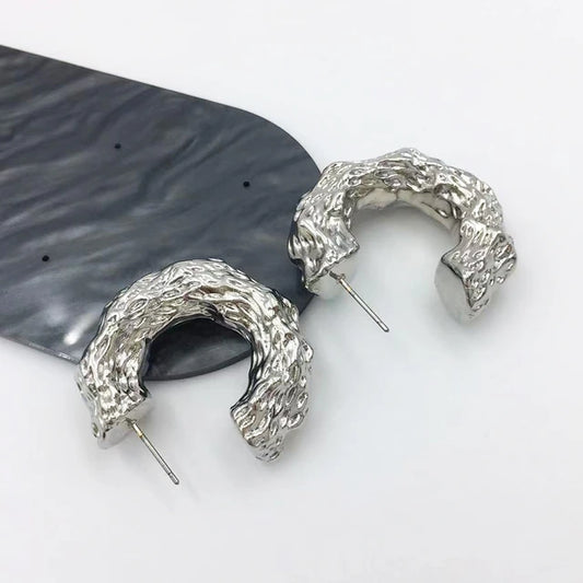 Silver Hoops Earring