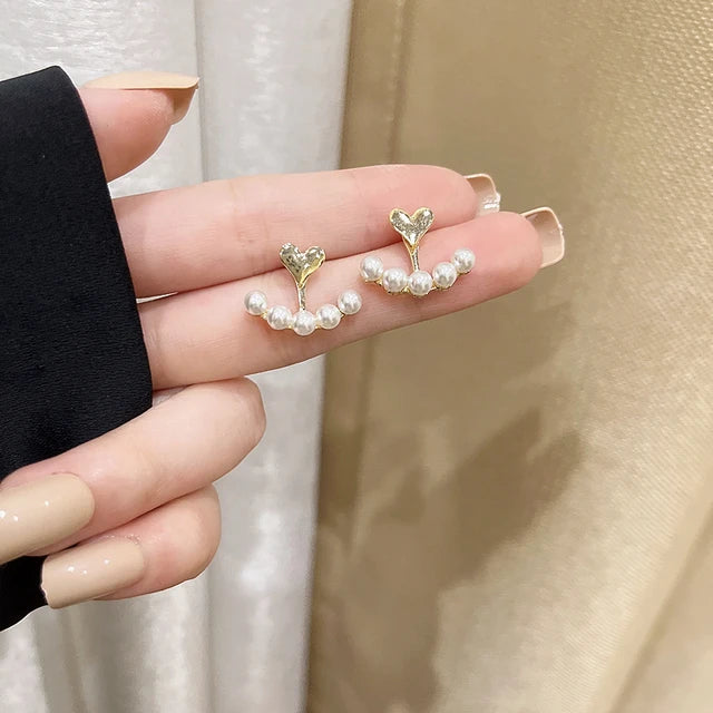 Whenever Heart Pearl Earring