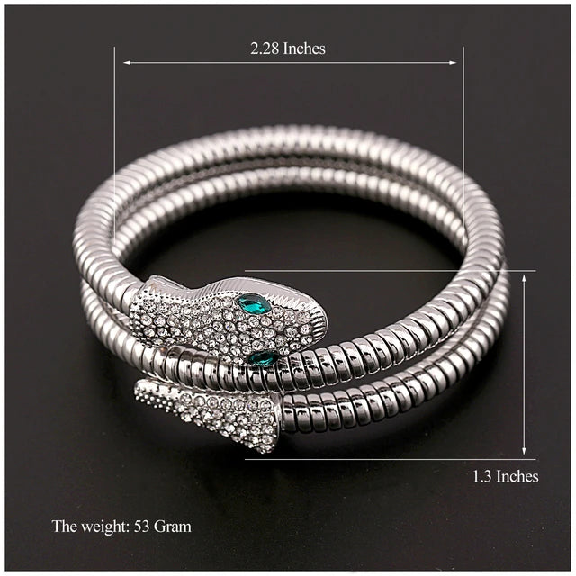 Silver Snake Bracelet