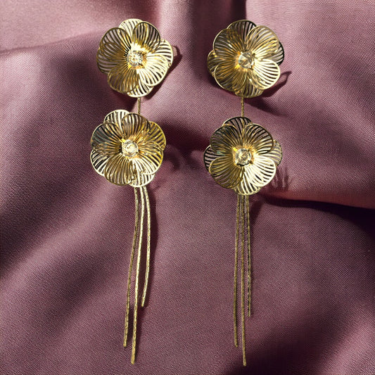 Zara Dupe Golden Drop Earrings