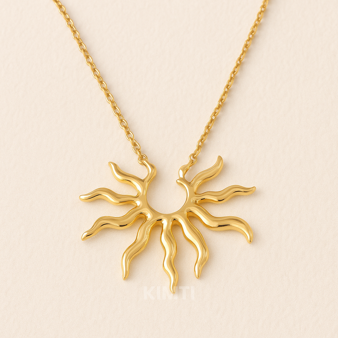 Collar Sole Mio Baño Oro Anti Tarnish Neckalce