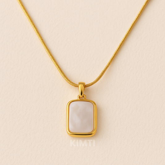 White Shell Anti Tarnish Neckalce