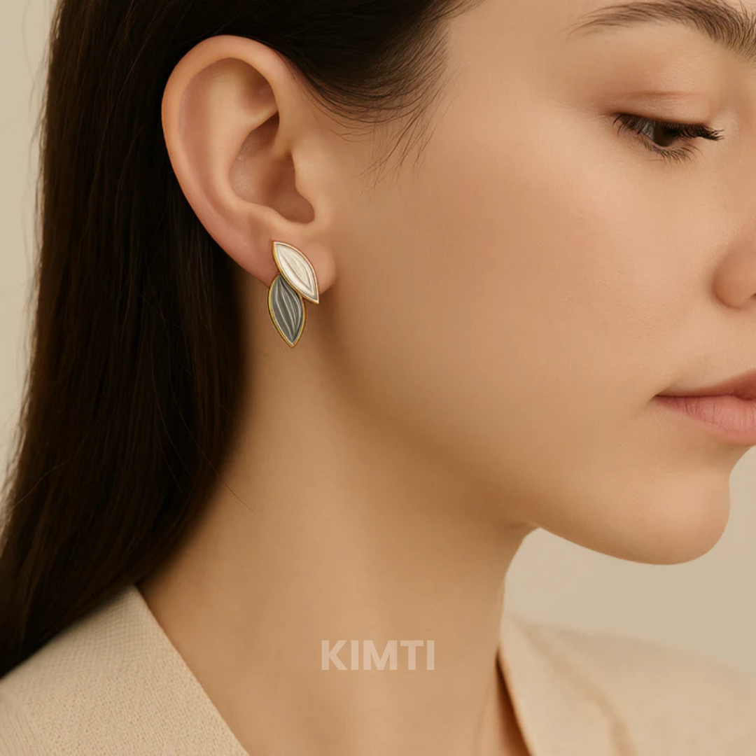 Enchanted Leaf Charms Stud Earring - Just Rs. 49