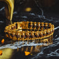 Modern Premium Gold Plated 100% Authentic Original Rudraksha Bracelet