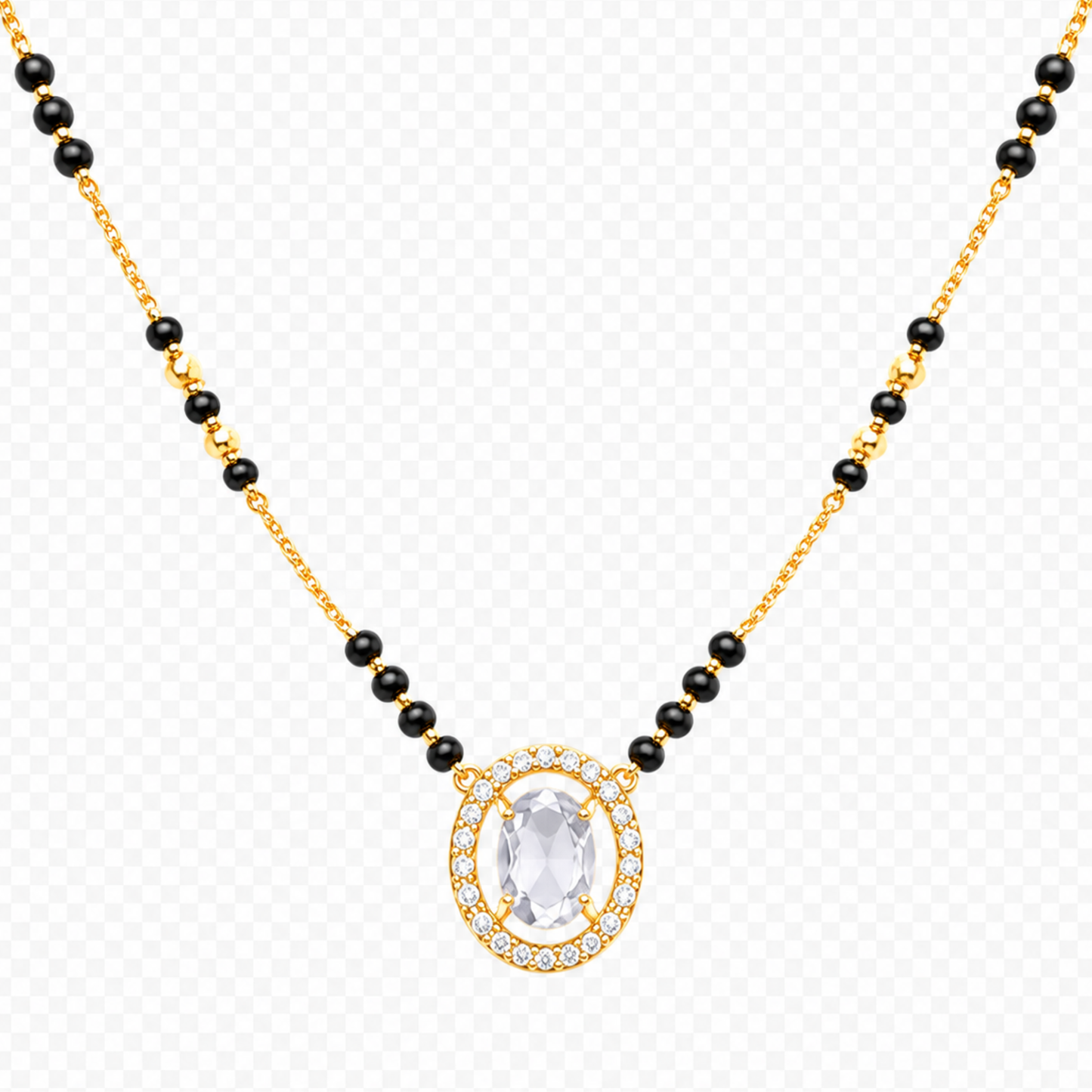 Saavi Oval Grace Mangalsutra