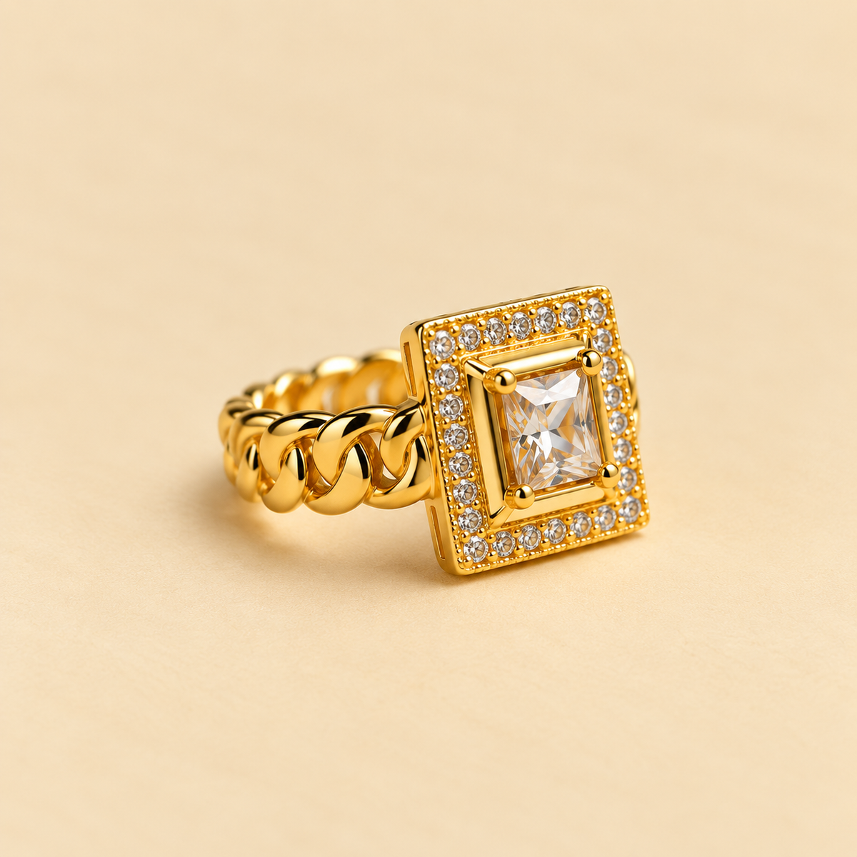 Regal Geometry Ring