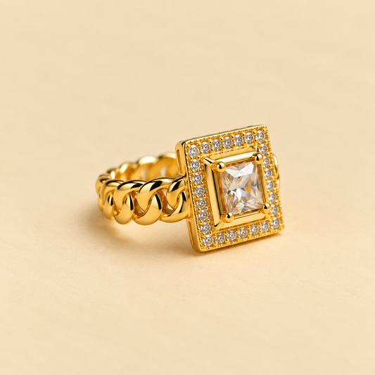 Regal Geometry Ring
