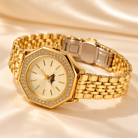 Golden Crystal Majesty Watch