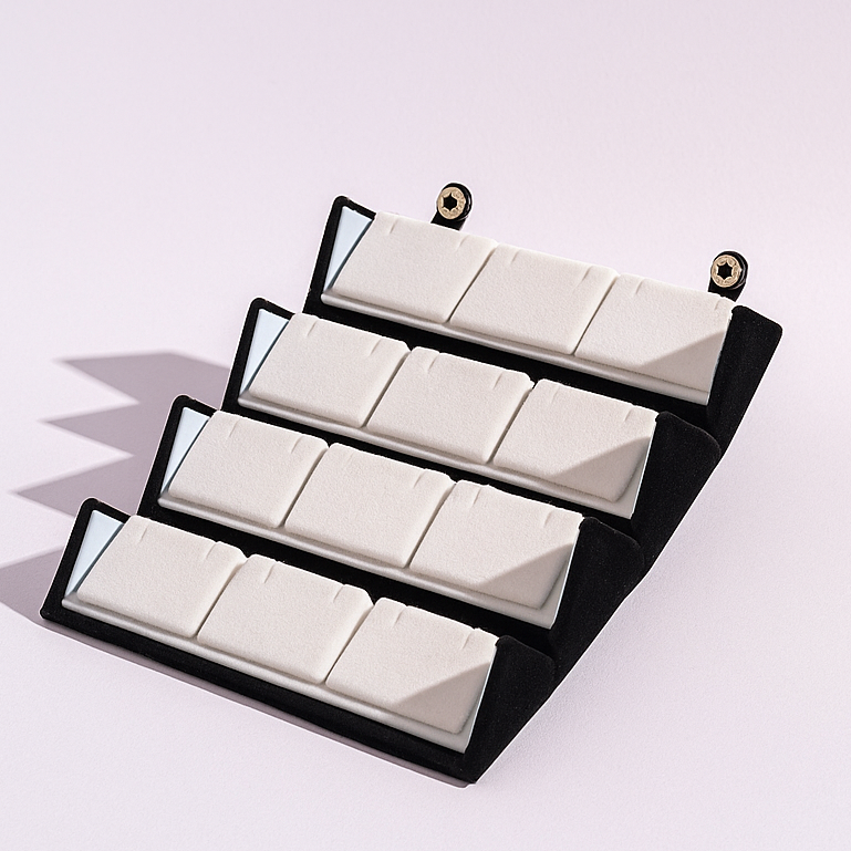 Rs. 199 Only Black Velvet Multi-Slot Earring Box