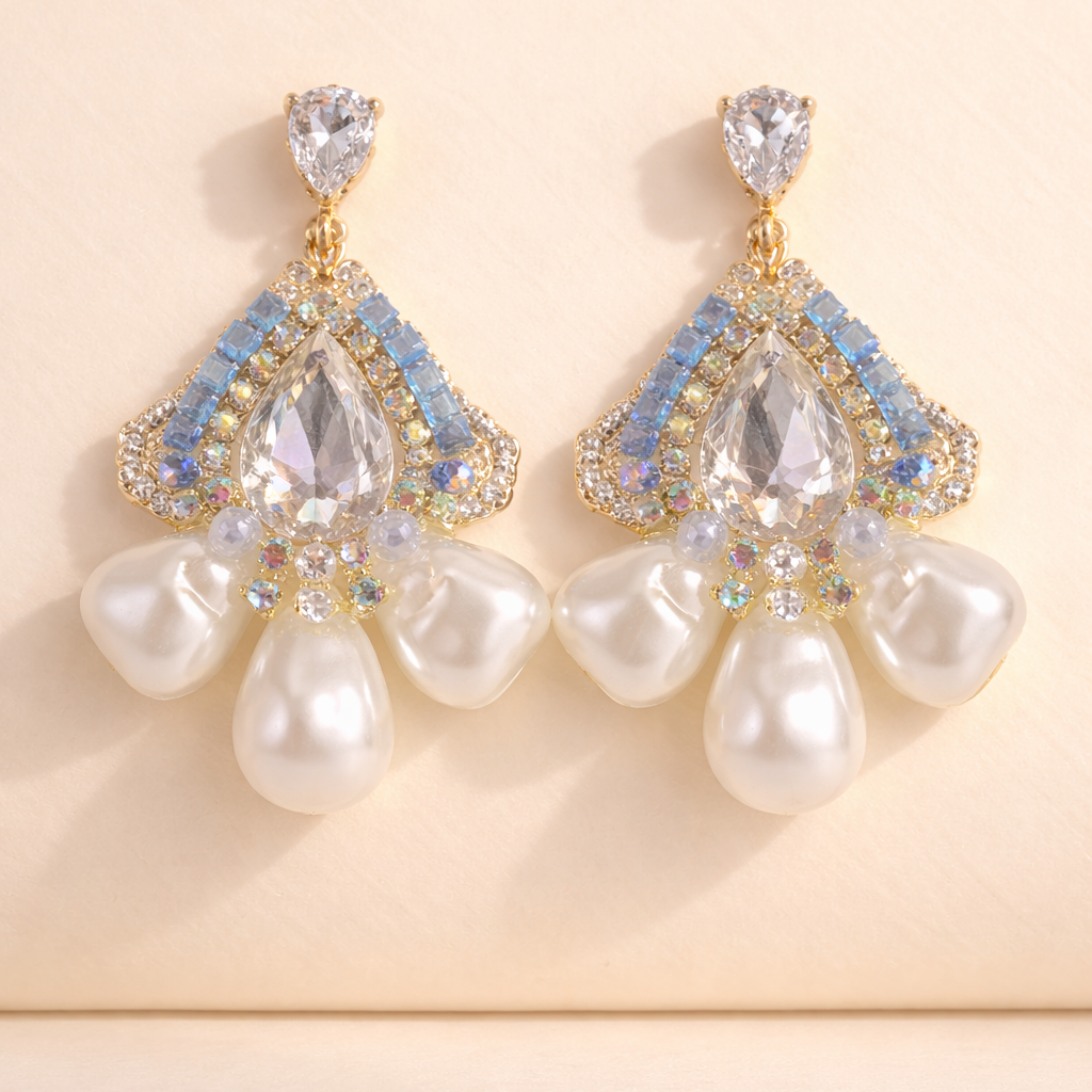 Pearl Garden Elegance Turkish Earring