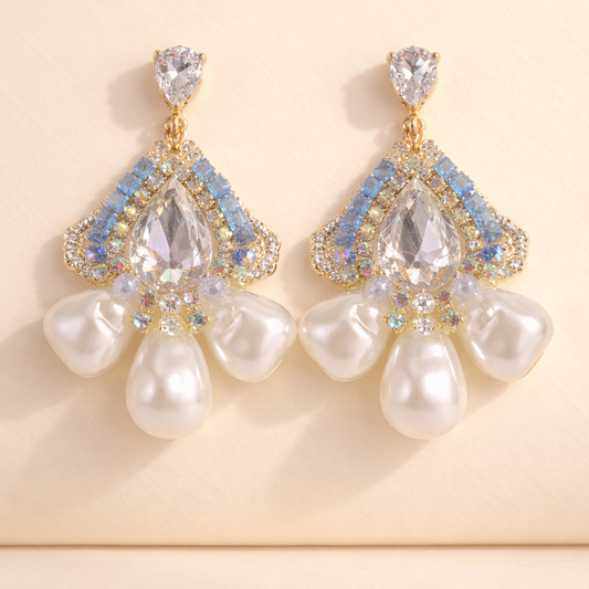 Pearl Garden Elegance Turkish Earring