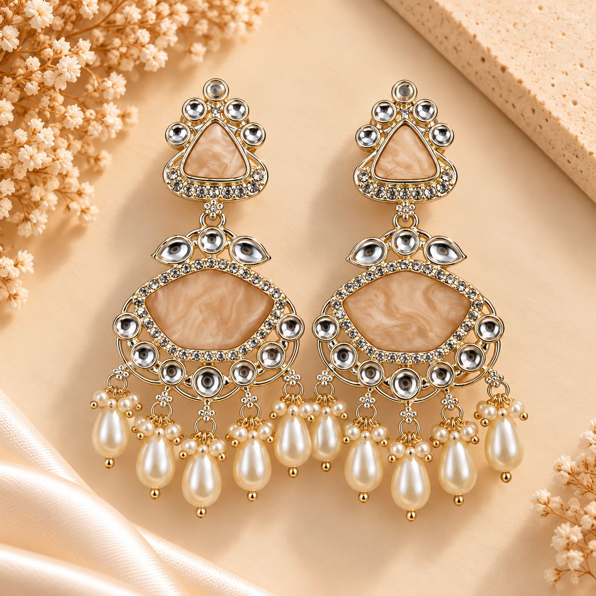 Heritage Pearl Jhumka Earring
