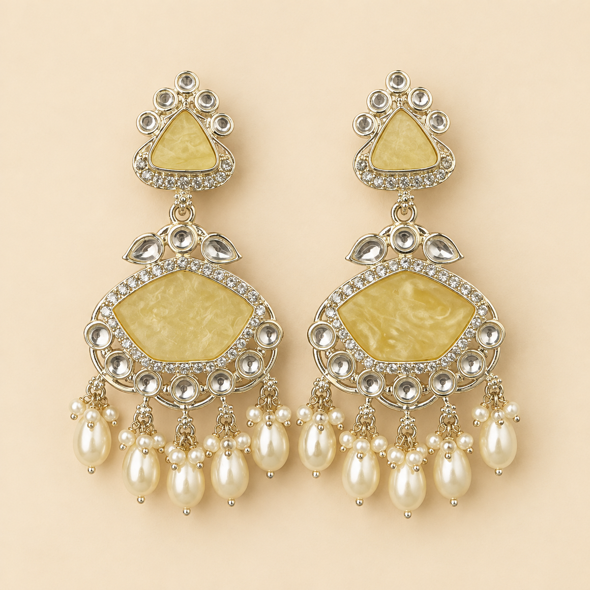 Exclusive Design Kundan Jhumka Earrings