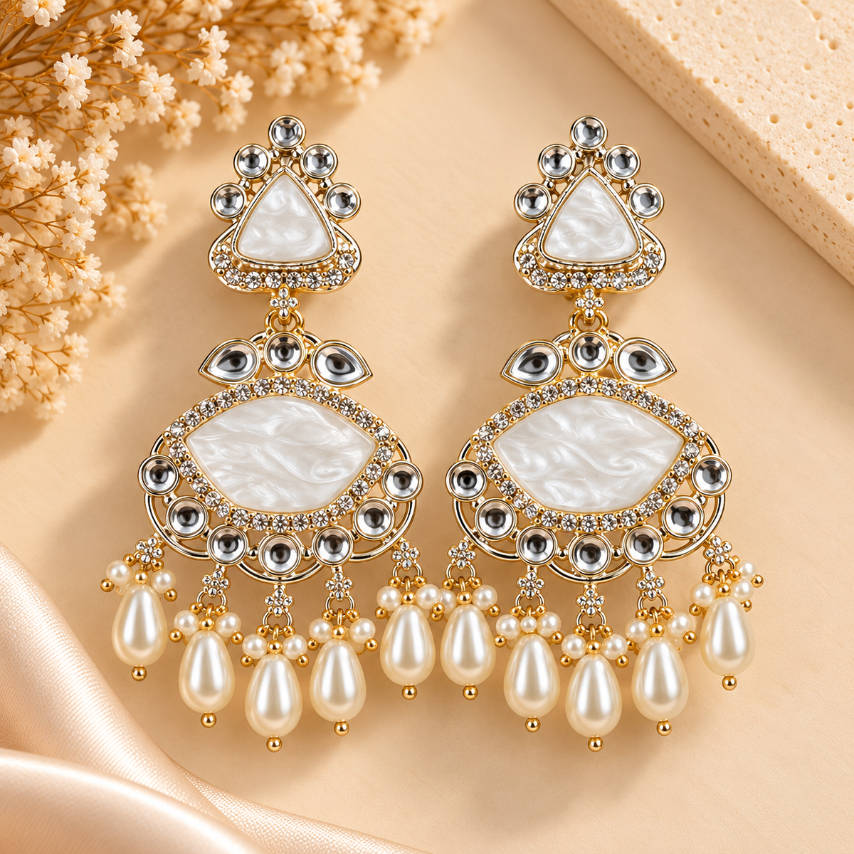 Heritage Pearl Jhumka Earring