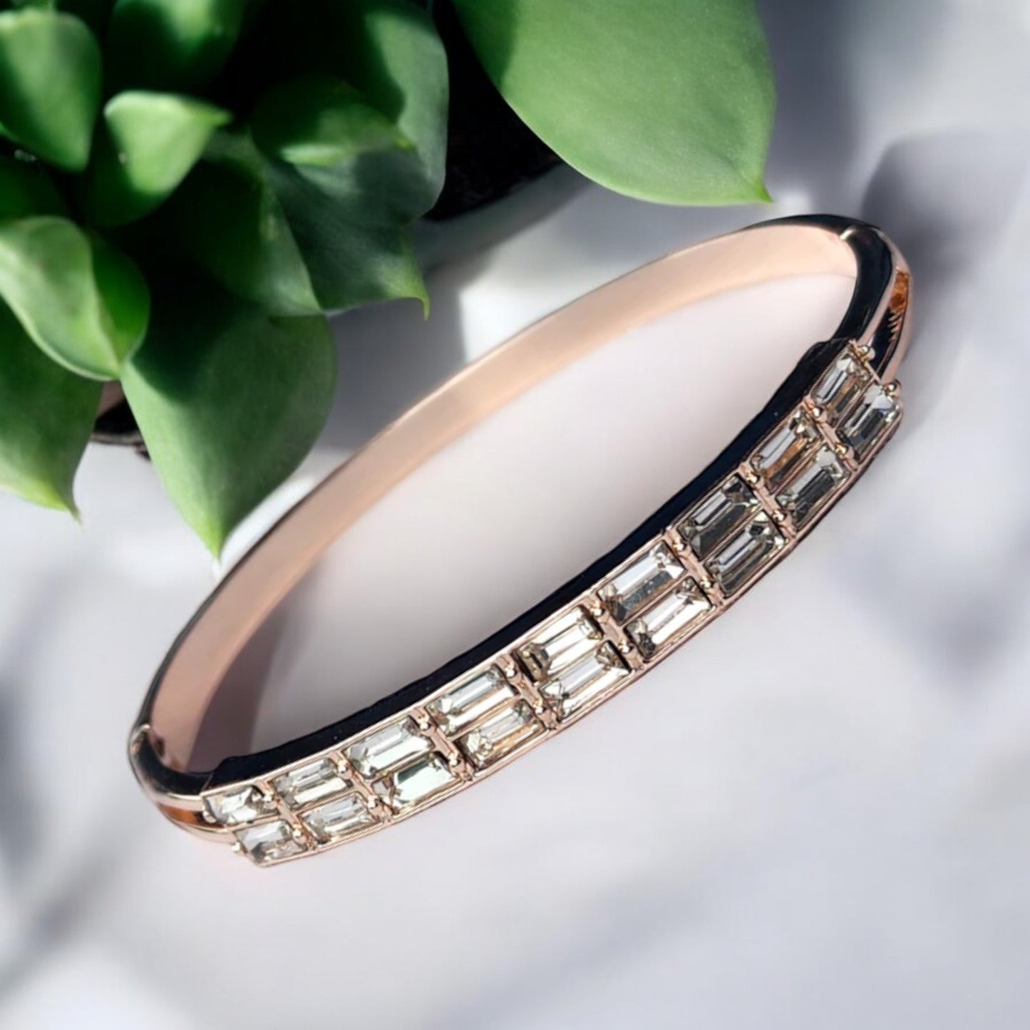 Anti Tarnish Rose Gold Diamond Bracelet