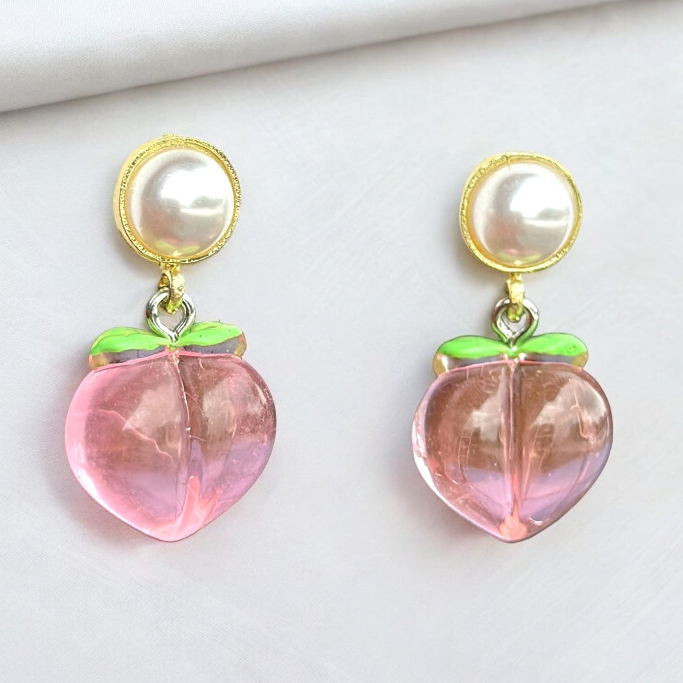 Celestial Cascade Pink Earring